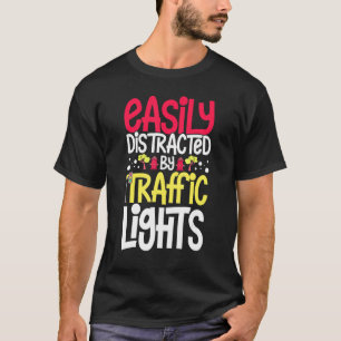Traffic Light Sign Green Yellow Red Stop Stoplight T-Shirt