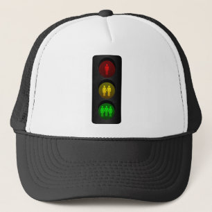 Traffic light trucker hat
