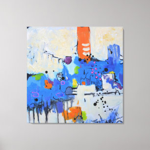 Traffic lights canvas print