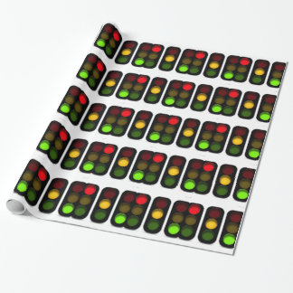 Traffic Lights Design Wrapping Paper