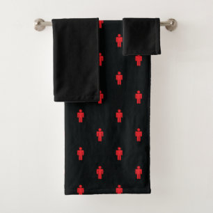Traffic Lights Man Bath Towel Set