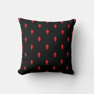 Traffic Lights Man Throw Pillow