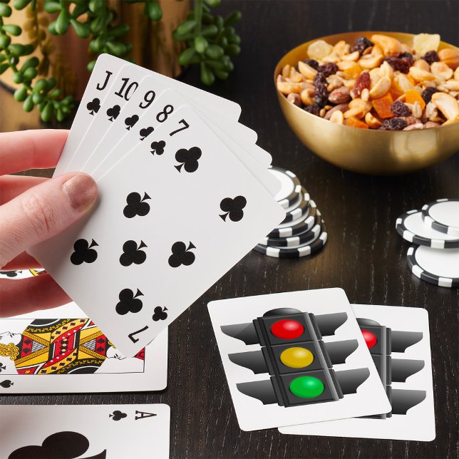 Traffic Lights Red Yellow Green Signal Playing Cards (Creator Uploaded)