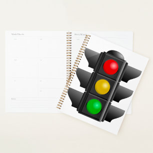 Traffic Lights Spiral Planner