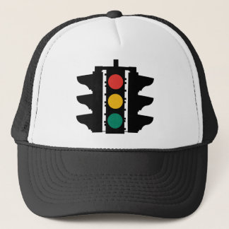 Traffic Lights Street Sign Trucker Hat