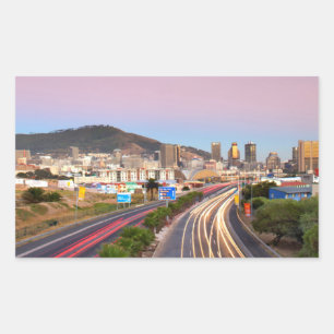 Traffic On Motorway To Cape Town, Western Cape Sticker
