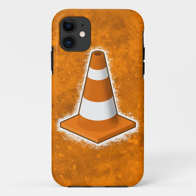 Traffic Safety Cone Splatter Case-Mate iPhone Case (Back)