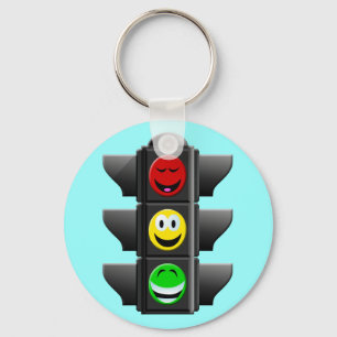 TRAFFIC SIGNAL KEYCHAIN
