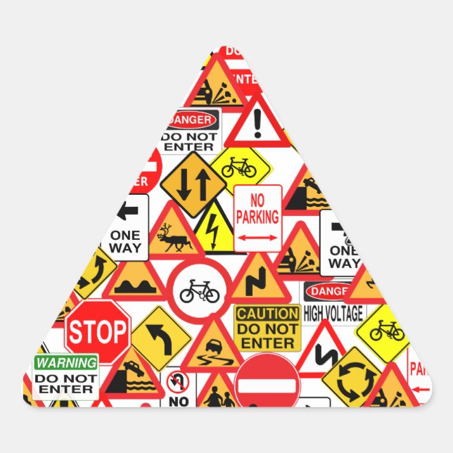 Traffic signs stickers (Front)