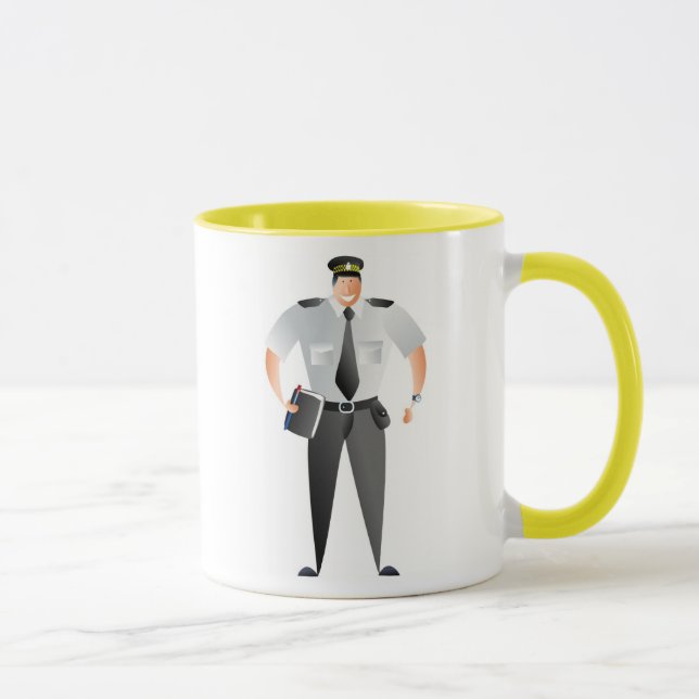 Traffic Warden Mug (Right)