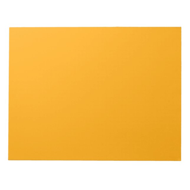 Traffic Yellow Background You Can Customize Notepad (Front)