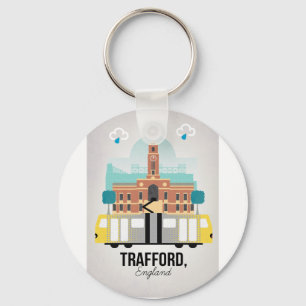 TRAFFORD, MANCHESTER KEYCHAIN