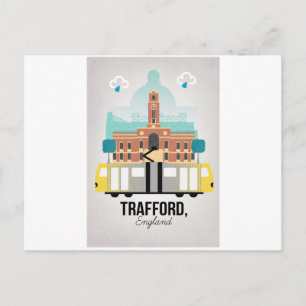 TRAFFORD, MANCHESTER POSTCARD