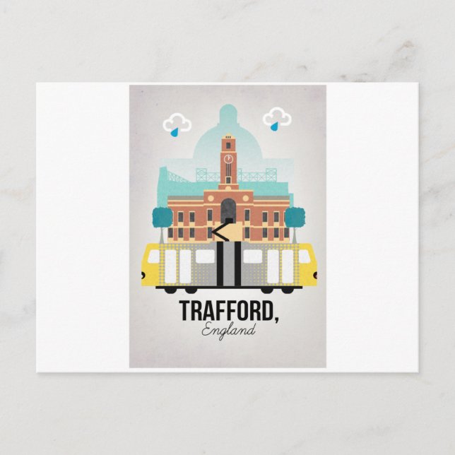 TRAFFORD, MANCHESTER POSTCARD (Front)