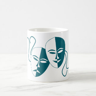 Tragedy and Comedy Theatre Masks Mug