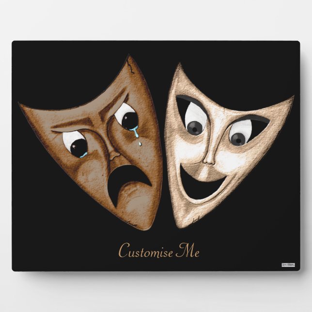 Tragedy & Comedy Plaque (Front)