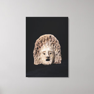 Tragic mask canvas print