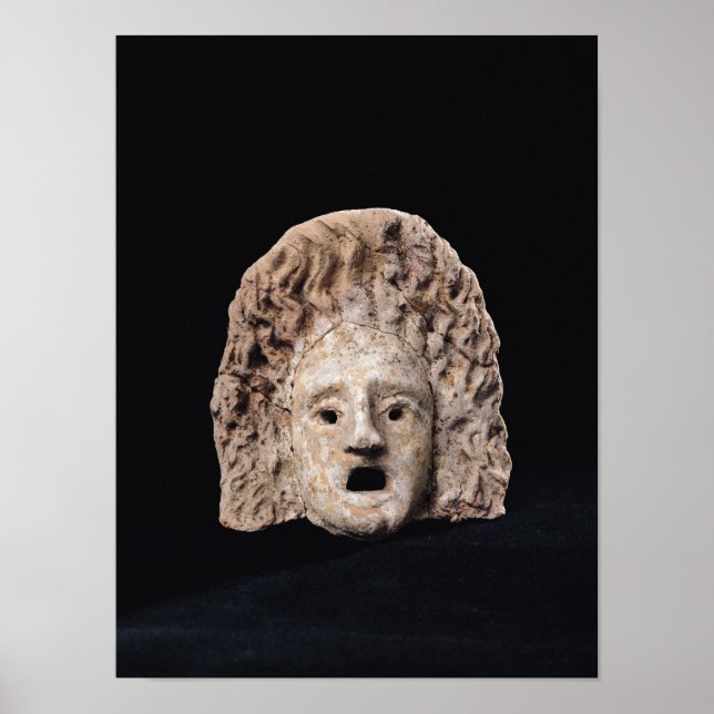 Tragic mask poster (Front)