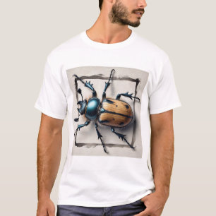 Tragosoma beetle dorsal view 220824IREF225 - Water T-Shirt