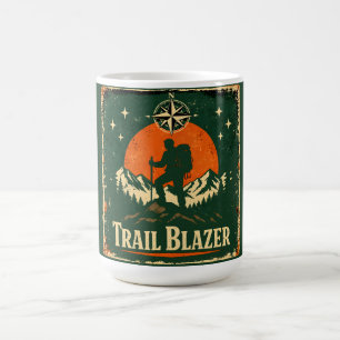 Trail Blazer – Wilderness Pioneer Hiker Coffee Mug
