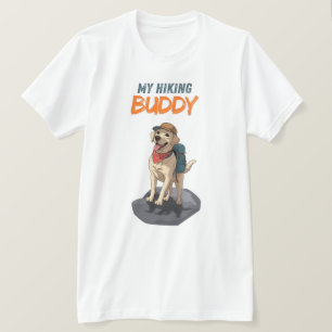 Trail Buddy – Hiking Labrador Adventure T-Shirt