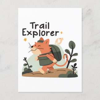 Trail Explorer Cat - Carte postale