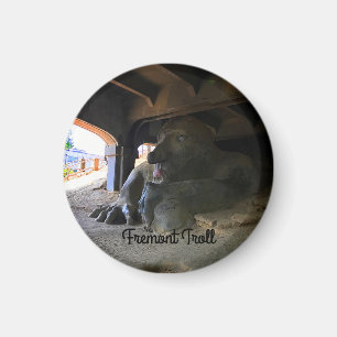 Trail Fremont de Seattle #2 Magnet rond