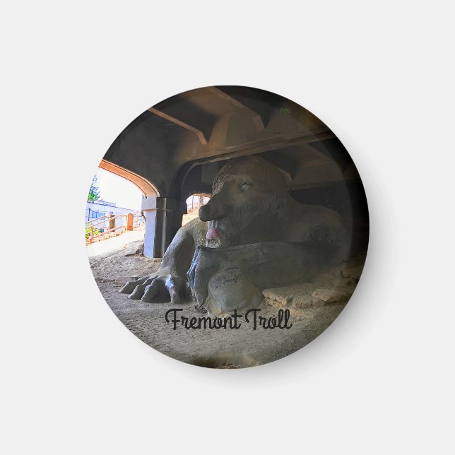 Trail Fremont de Seattle #2 Magnet rond (Devant)
