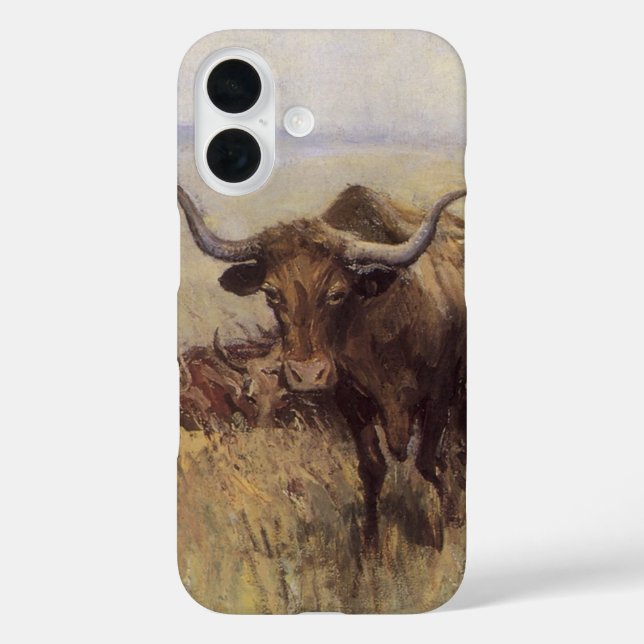 Trail Herd to Wyoming by WHD Koerner Case-Mate iPhone Case (Back)