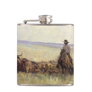 Trail Herd to Wyoming by WHD Koerner Hip Flask