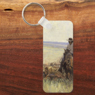 Trail Herd to Wyoming by WHD Koerner Keychain