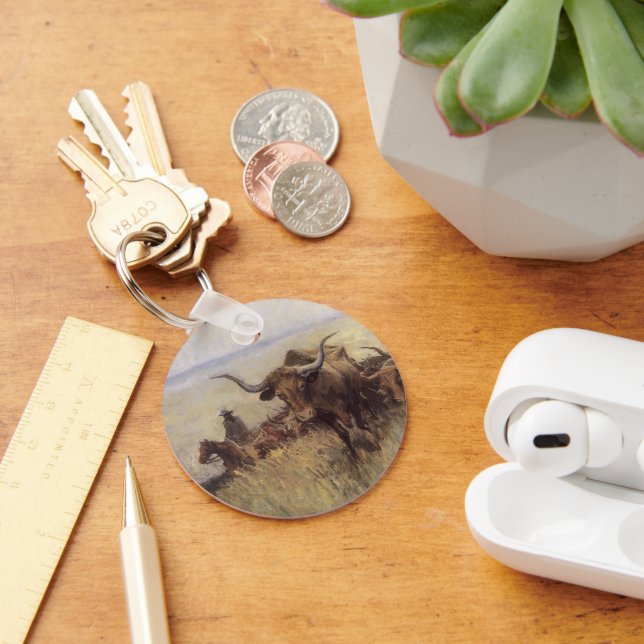 Trail Herd to Wyoming by WHD Koerner Keychain (Desk)