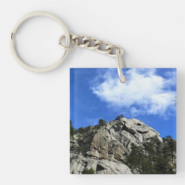 Trail in Jefferson County, Colorado Keychain (Front)
