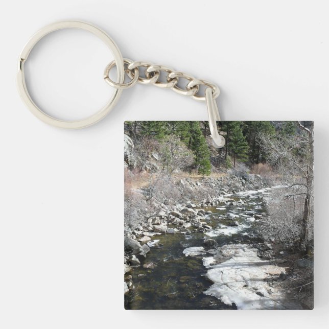 Trail in Jefferson County, Colorado Keychain (Front)