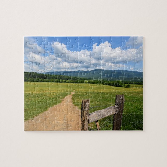 Trail into the Mountains  -  8 x 10 Jigsaw Puzzle (Horizontal)
