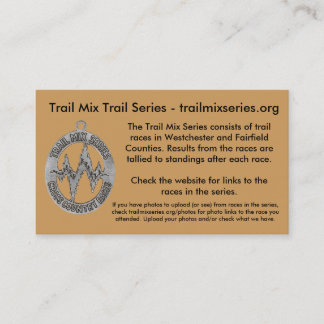 Trail Mix Website/Photo Business Card