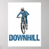 Trail Mountain Biker Downhill