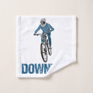 Trail Mountain Biker Downhill Wash Cloth