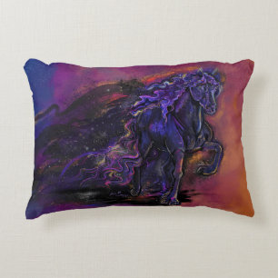 Trail of Stars Horse Accent Pillow