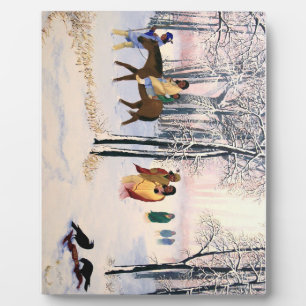 Trail of Tears Fine Art 8x10 With Easel Plaque