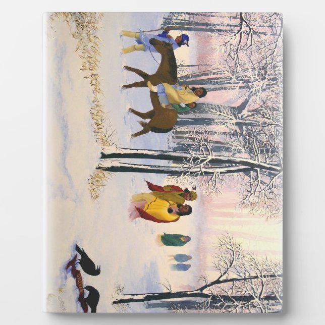 Trail of Tears Fine Art 8x10 With Easel Plaque (Front)