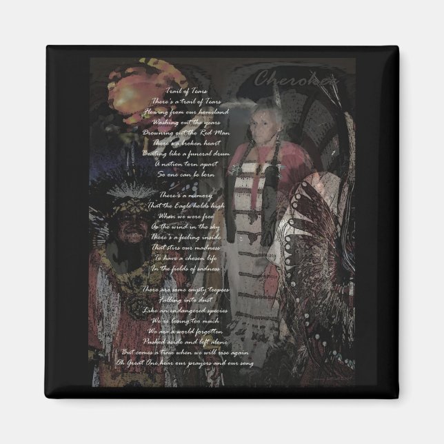 trail of tears magnet (Front)