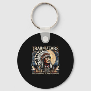 Trail Of Tears Memorial Native American Keychain