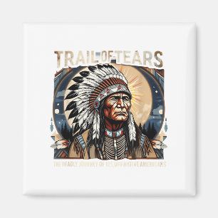 Trail Of Tears Memorial Native American Magnet