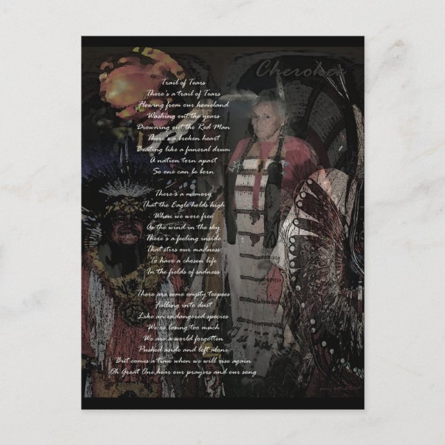 trail of tears postcard (Front)