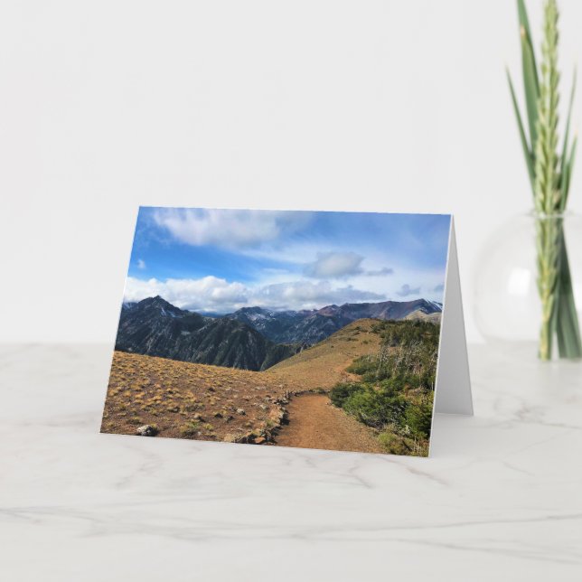 Trail on Mount Howard, OR Card (Front)