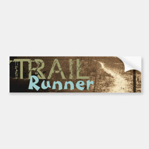 TRAIL, Runner Bumper Sticker