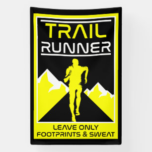 Trail Runner Sport In Nature Banner