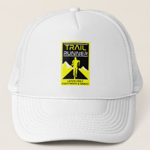 Trail Runner Sport In Nature Trucker Hat