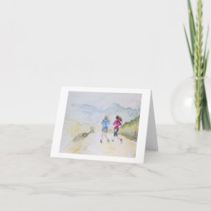 Trail Runners No 1 note card